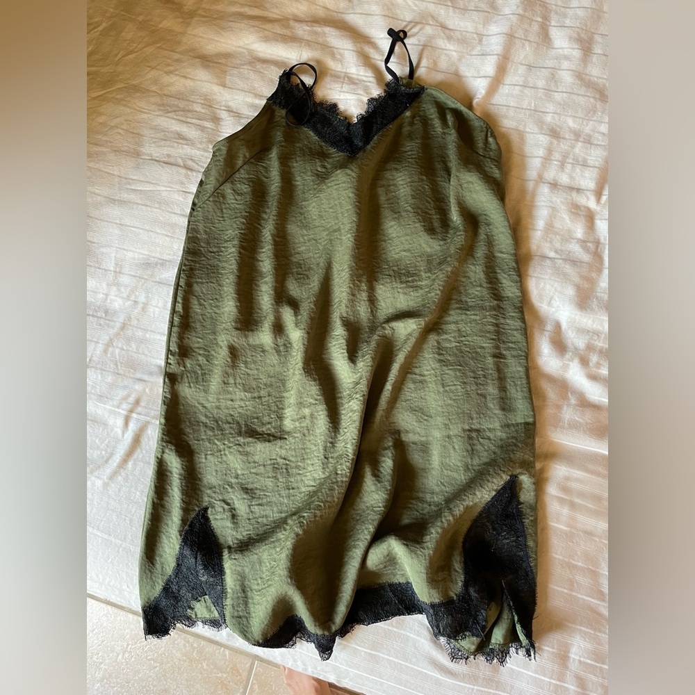 Satiny slip dress, boho western festival vibes